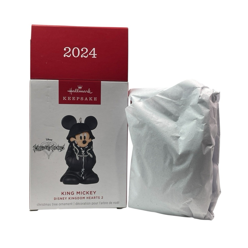 Hallmark Keepsake 2024 King Mickey Ornament Disney Kingdom Hearts II New in Box - Picture 6 of 11
